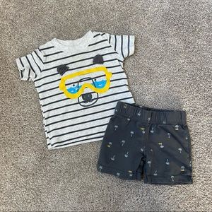 bear two-piece outfit